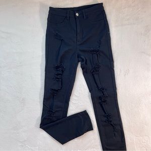 H&M Black Ripped Jeans